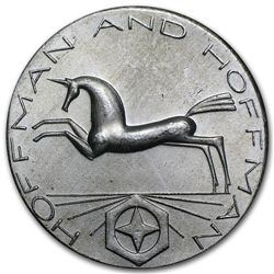 1 oz Hoffman &amp; Hoffman Silver Round .999 Fine