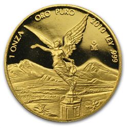 2010 1 oz Proof Gold Mexican Libertad