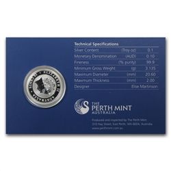 2011 1/10 oz Silver Australian Koala (In display card)