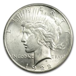 1922-S Peace Dollar MS-62 PCGS