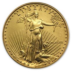 1989 1/2 oz Gold American Eagle (Cleaned)