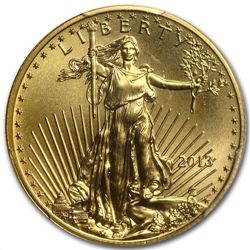 1/2 oz Gold American Eagle PCGS/NGC MS-70 (Random Year)