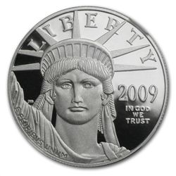 2009-W 1 oz Proof Platinum American Eagle PF-70 NGC (ER