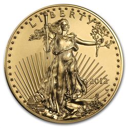 2012-W 1 oz Burnished Gold American Eagle (w/Box &amp;