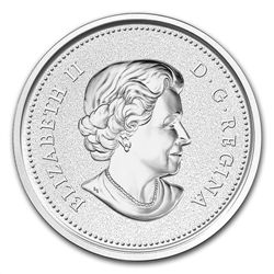 2013 5 oz Silver Canadian $50 Coin - The Beaver