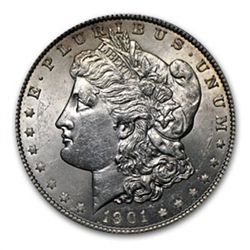 1901 Morgan Dollar - Brilliant Uncirculated