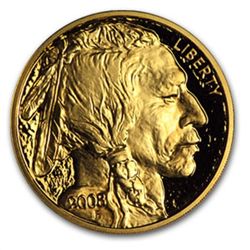 2008-W 1/2 oz Proof Gold Buffalo (w/Box &amp; CoA)