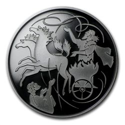 2011 Israel Elijah in the Whirlwind Silver 1 NIS MS-69