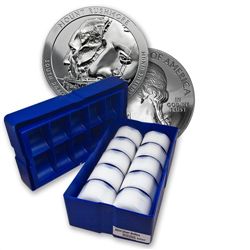 2013 5 oz Silver ATB Mount Rushmore (10-coin MintDirect