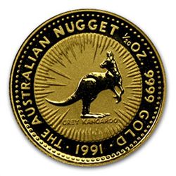 1991 1/20 oz Australian Gold Nugget