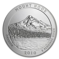 2010-P 5 oz Silver ATB Mount Hood (w/box &amp; CoA)
