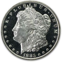 1883-CC Morgan Dollar - MS-63 DMPL Deep Mirror Proof Li