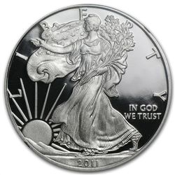 2011-W Proof Silver American Eagle PF-69 NGC (Retro Bla