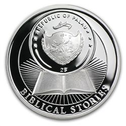 Palau 2011 Silver $2 Ten Commandments - First Commandme