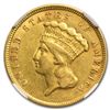 Image 1 : 1854 $3 Gold Princess - AU-53 NGC