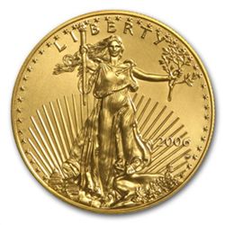 2006-W 1/10 oz Burnished Gold American Eagle MS-69 NGC