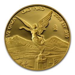 2009 1/2 oz Gold Mexican Libertad - Proof