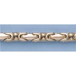 Pure Gold 8" 14kt Italian Gold-Yellow 4.7mm, Charm Brac