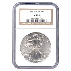 Certified Proof Silver Eagle PF69 2000