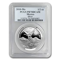 2010 1/2 oz Proof Silver Libertad PR-70 DCAM PCGS
