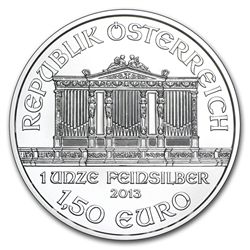 2013 1 oz Silver Austrian Philharmonic