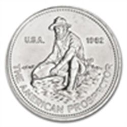 1982 (E) - 1 oz Engelhard Prospector Silver Round .999