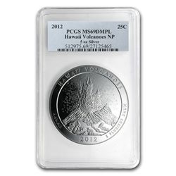 2012 5 oz Silver ATB - Hawaii MS-69 DMPL PCGS