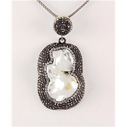 Victorian Vintage Mother of Pearl Pendant