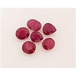 Mix Loose Gemstone Faceted Ruby Corrundum