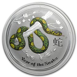 2013 2 oz Silver Year of the Snake Perth ANDA Coin Show
