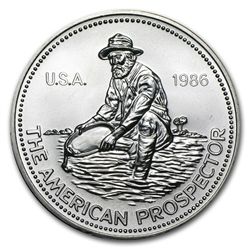 1987 (Eagle) - 1 oz Engelhard Prospector Silver Round .