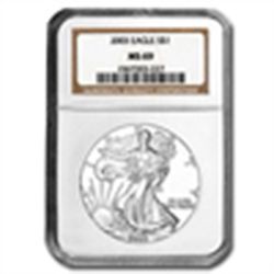2003 Silver American Eagle (NGC MS-69)