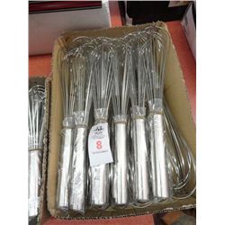 14" Wire Whips - Dozen
