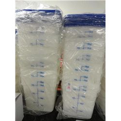 12 Measured 18 Qt. Cambro Storage - 12 Times the Money