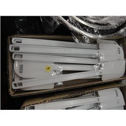 Case of 12 Plastic Flat Blade Scrapers