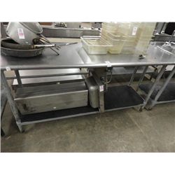 6' S/S Bull Nose Table