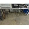 Image 1 : 6' S/S Bull Nose Table w/Backsplash