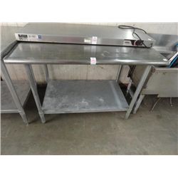 4' S/S Bull Nose Table