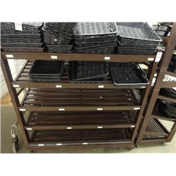 Dark Oak Display Cart