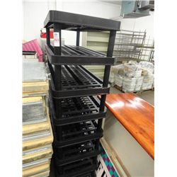 Black Plastic Stg. Rack