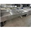 Image 1 : S/S 8' 3-Comp Bar Sink w/Ice Bin