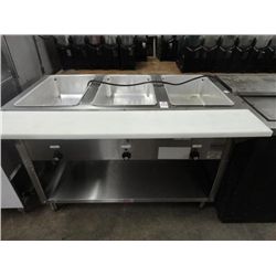Fox Electric 3-Comp Steam Table