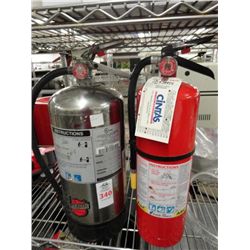 2 S/S Fire Extinguishers - 2 Times the Money