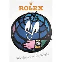 Rolex Poster by Herbert Leupin. Leupin, Herbert  1918 - 1999