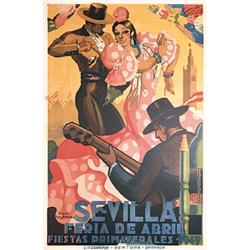 Old Sevilla Poster. Braulio