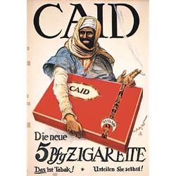 Poster Caid Cigarettes. Matejko, Theo  1893 - 1946