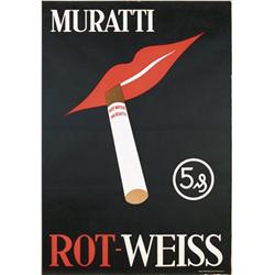 German Cigarette Poster. Anonymous - Germany