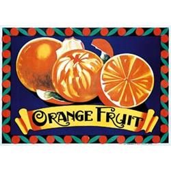 Poster Orange Fruit. Anonymous - Spain