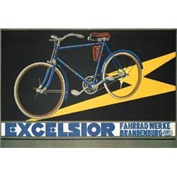 Old German Bicycle Poster. Anonymous - Germany