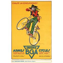 Old French Cycle Poster. Dupin, Martin